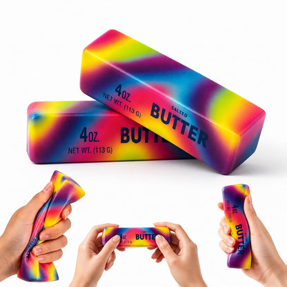 Squish Toy - 12ct - Butter Tie Dye