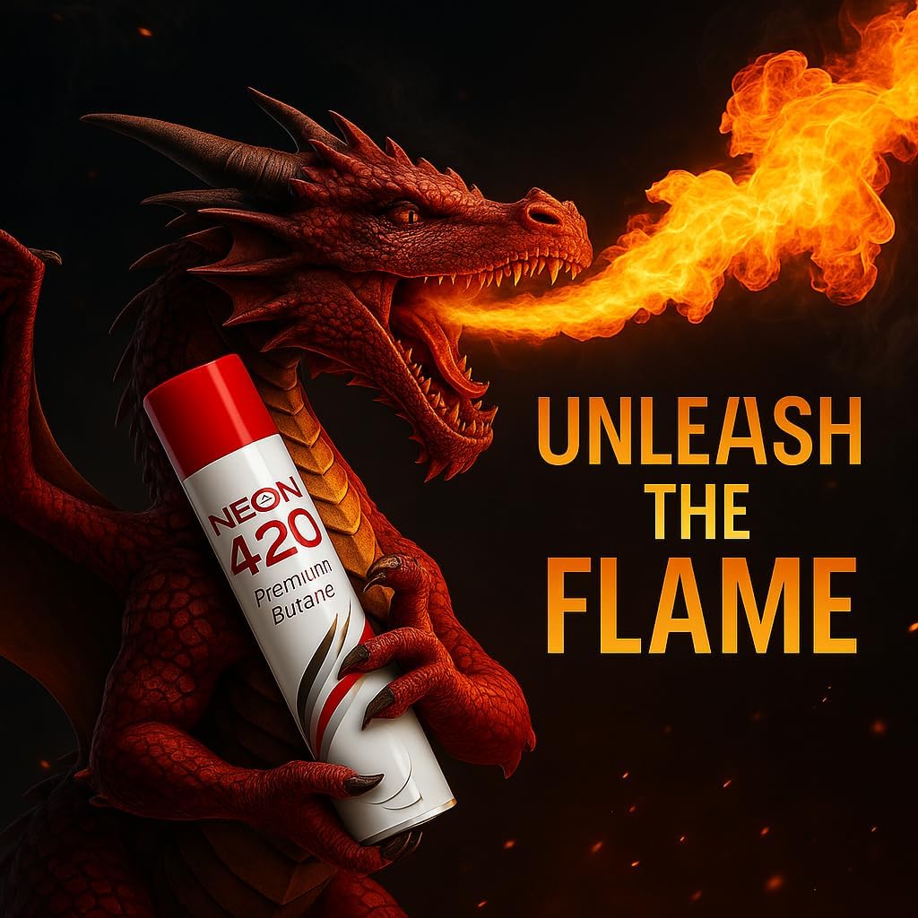 Neon 420 Premium Butane - 420ml - 12ct