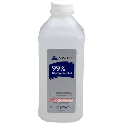 Swan Isopropyl Alcohol - 99% - 16oz - 12ct