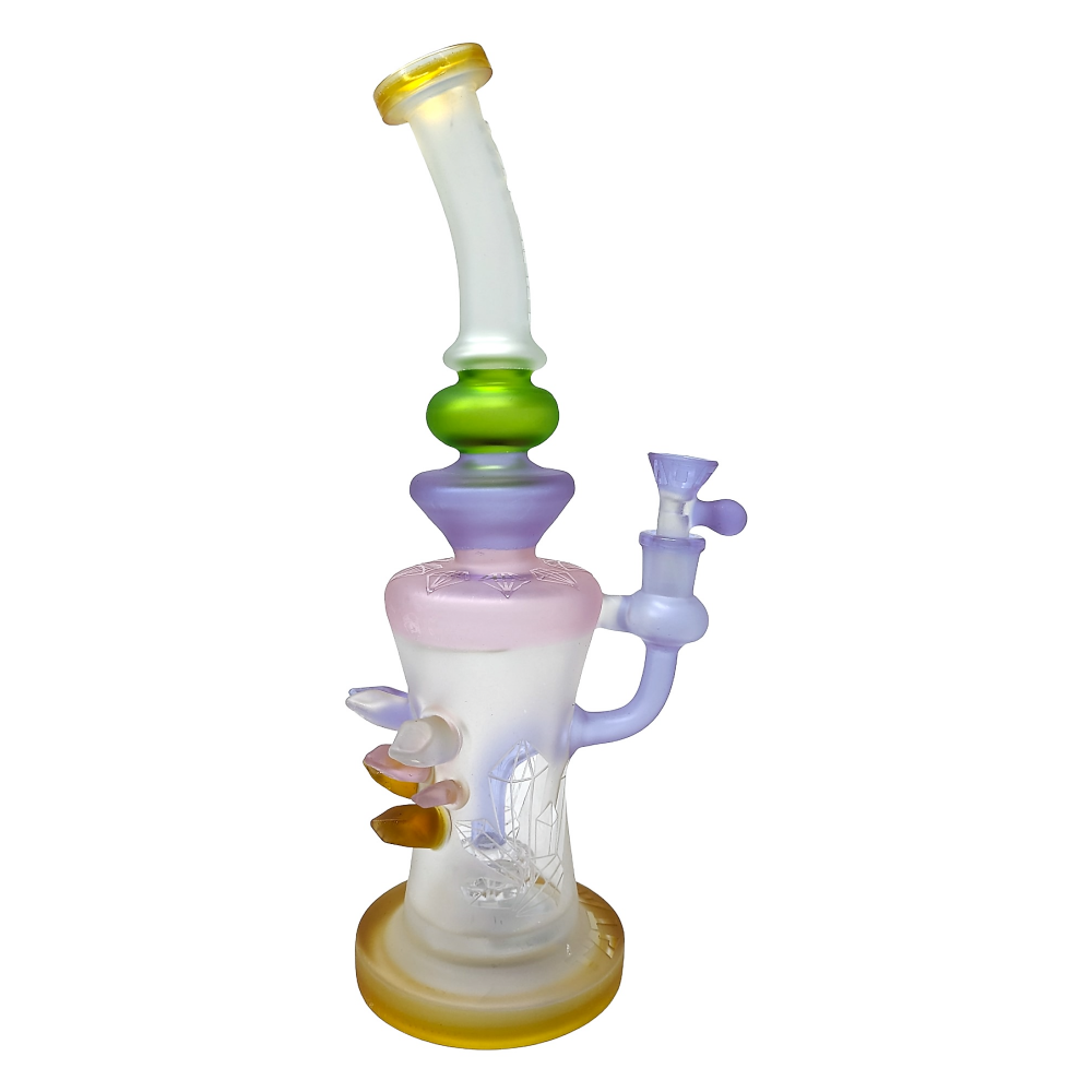 Tataoo Spike Art Sand Blasted Water Pipe Rig