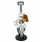 8.5" Cheech Glass - Glow In The Dark Multi Color Frit Ball Recycler