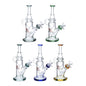 9" Chill Glass Water Incycler Pipe Assorted