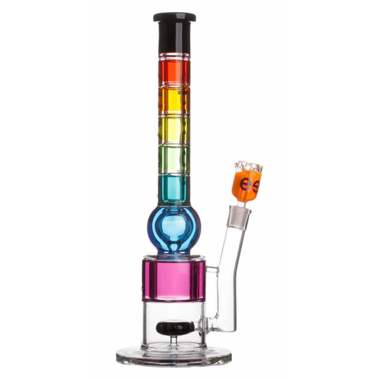 16" Cheech Glass Multi Color Glycerin w/Perc Water Pipe