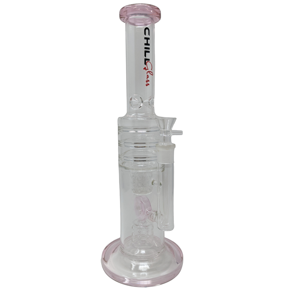 16" Chill Glass Multi Perc Water Pipe 18F