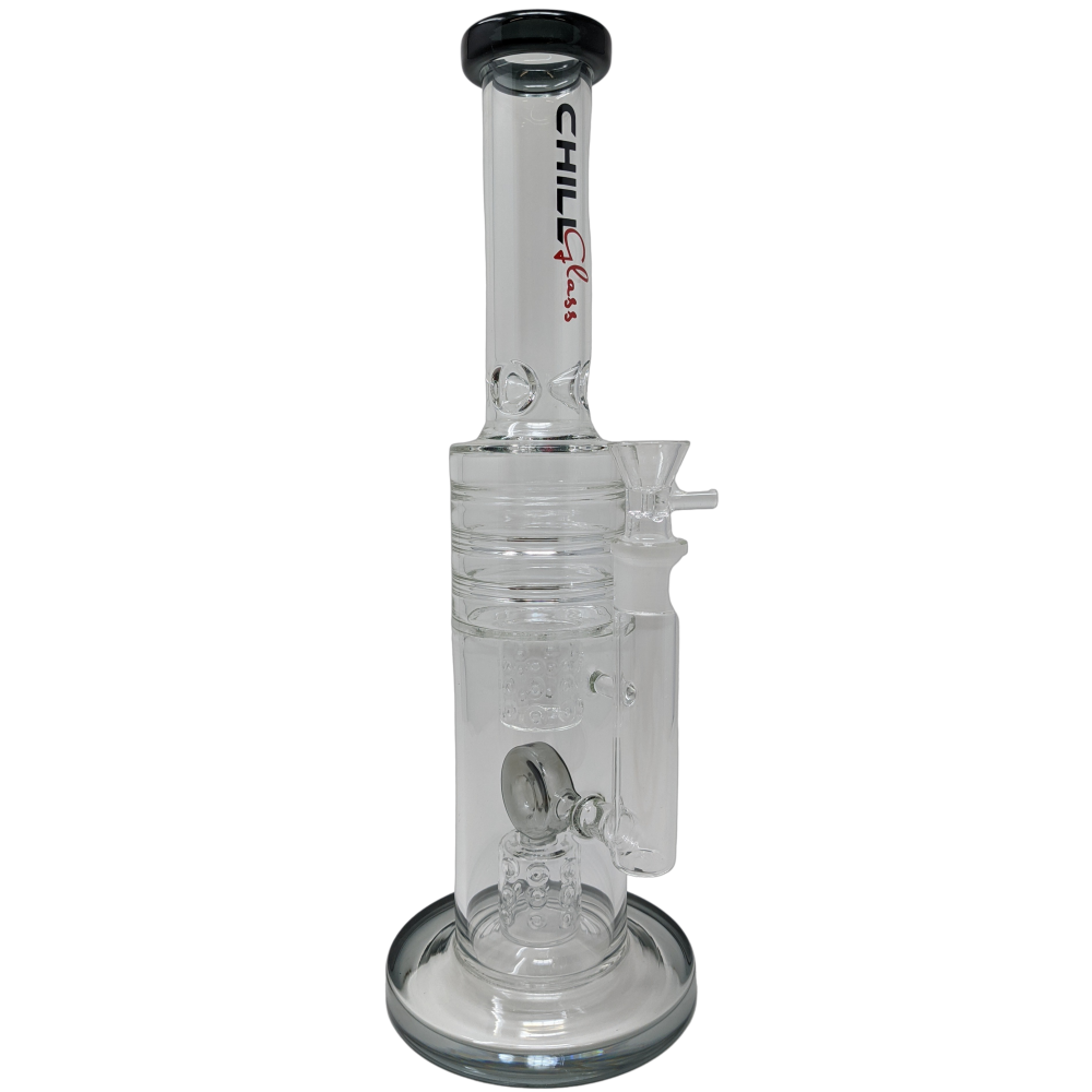 16" Chill Glass Multi Perc Water Pipe 18F