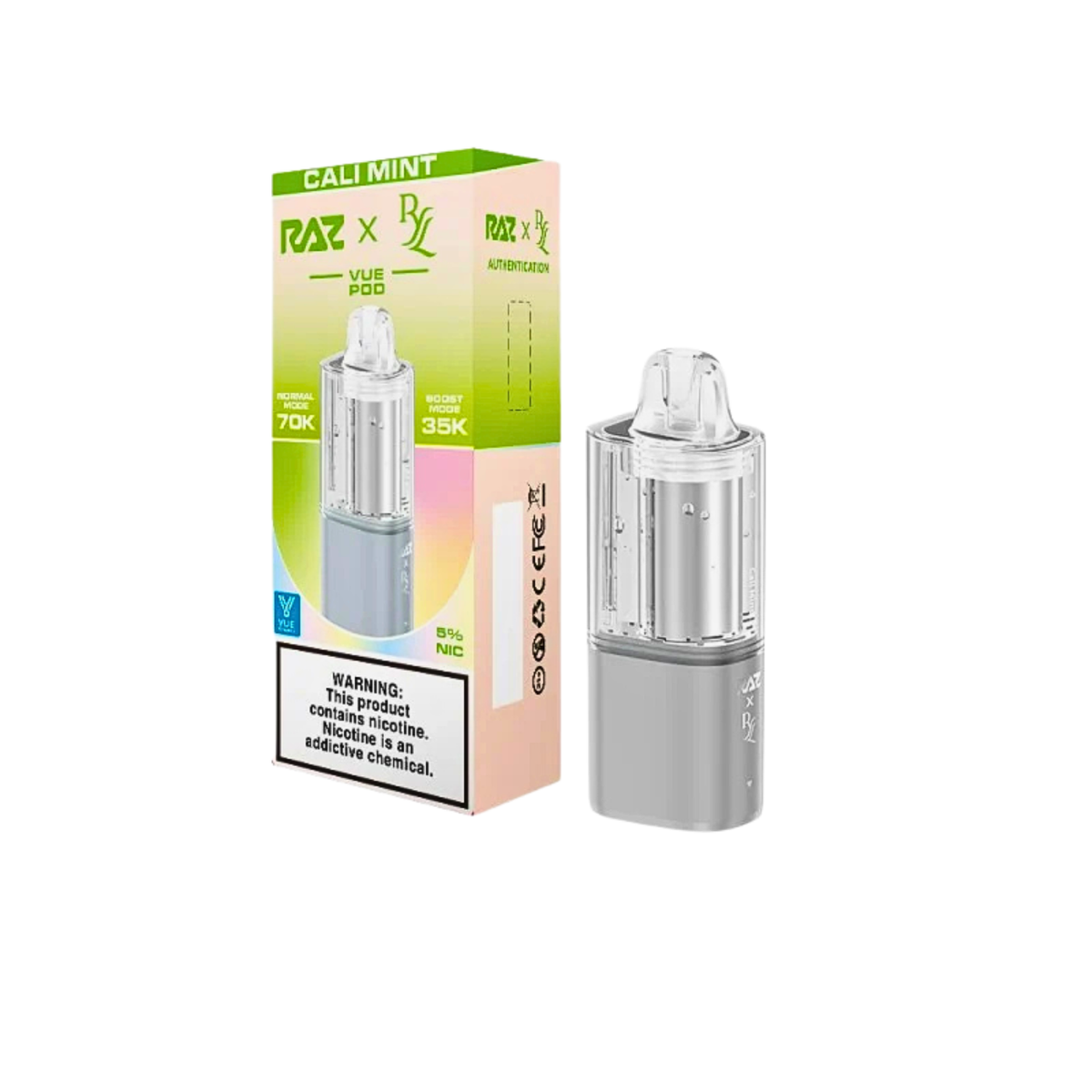 RAZ x RYL Vue 70k Pods - 16ml - 5ct