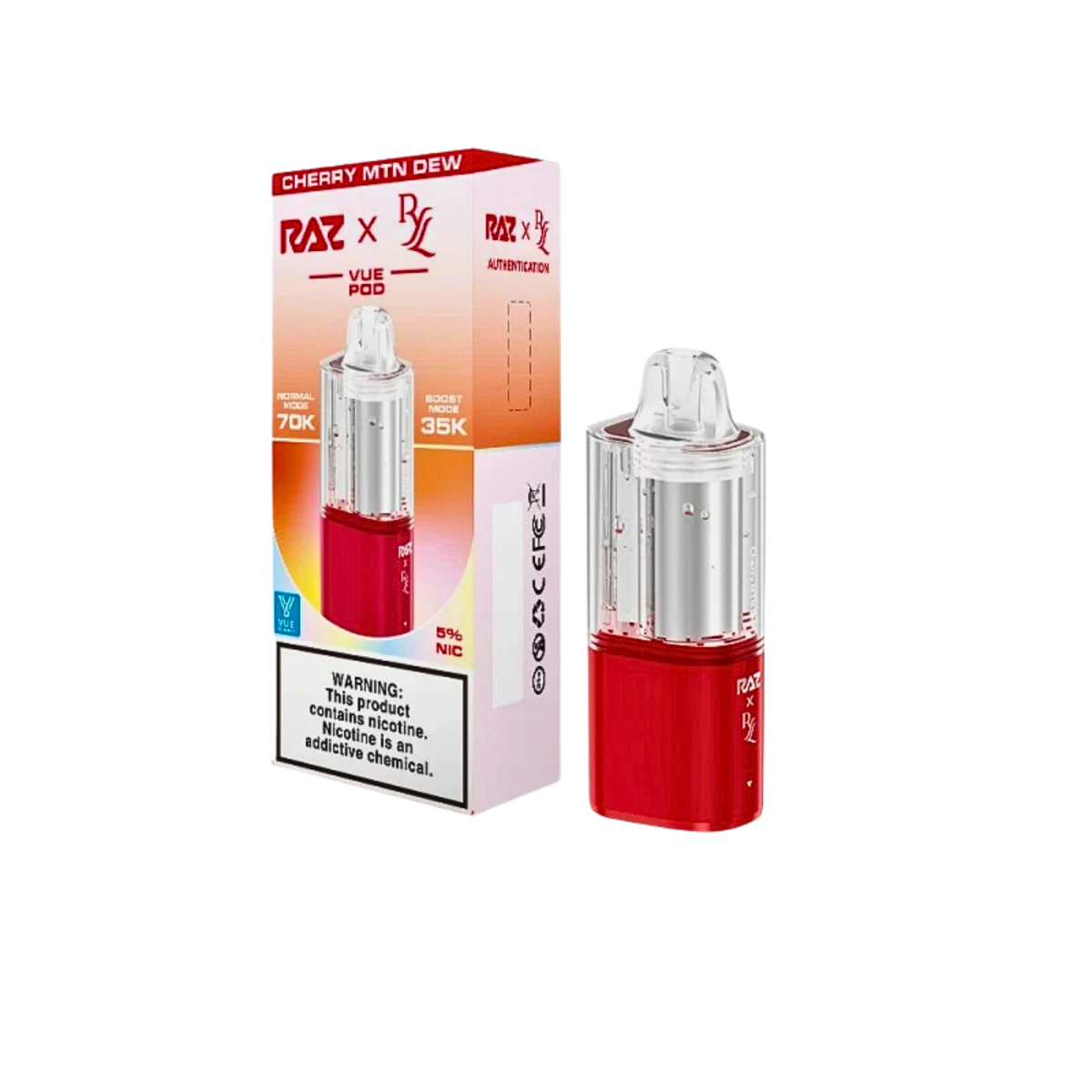 RAZ x RYL Vue 70k Pods - 16ml - 5ct