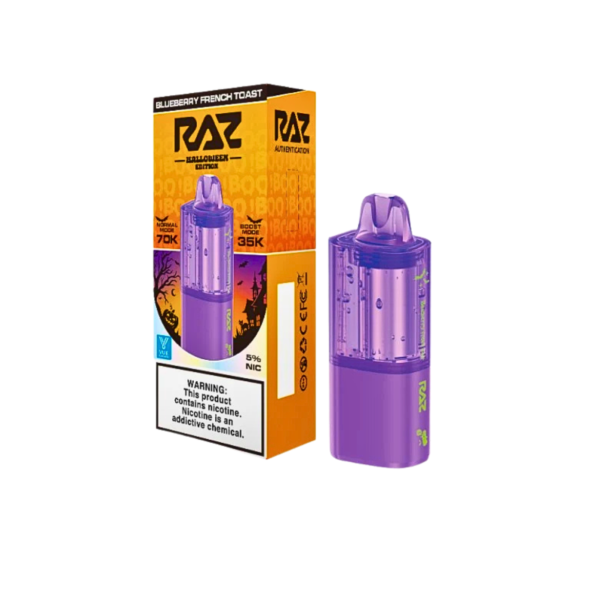 RAZ Vue 70k Pods - 16ml - 5ct