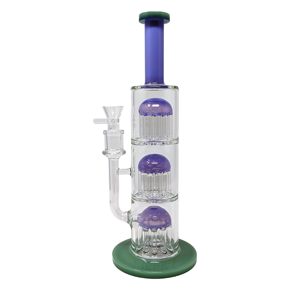 14" Triple Reinforced Tree Perc, Straight Neck