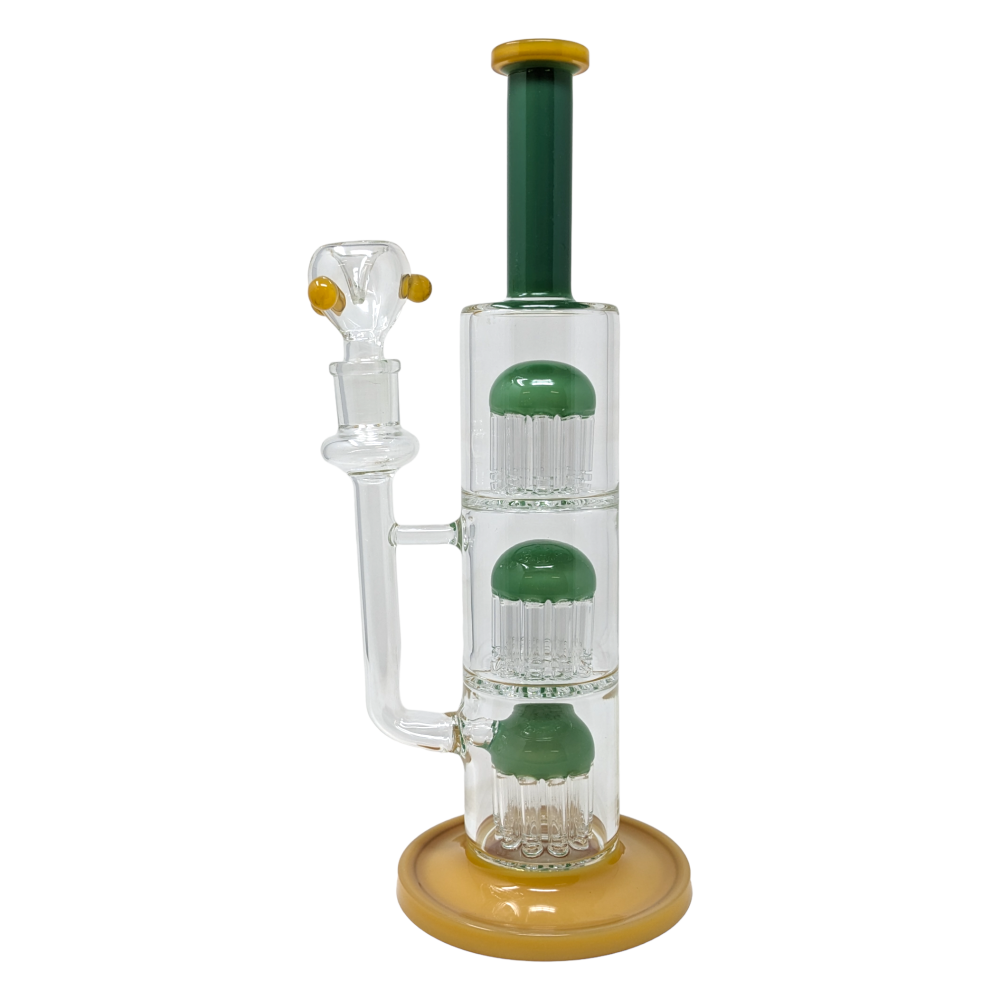 14" Triple Reinforced Tree Perc, Straight Neck