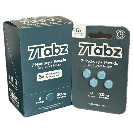 7Tabz - Pseudo + 7Hydroxy - Unflavored - 20mg - 4pk - 10ct