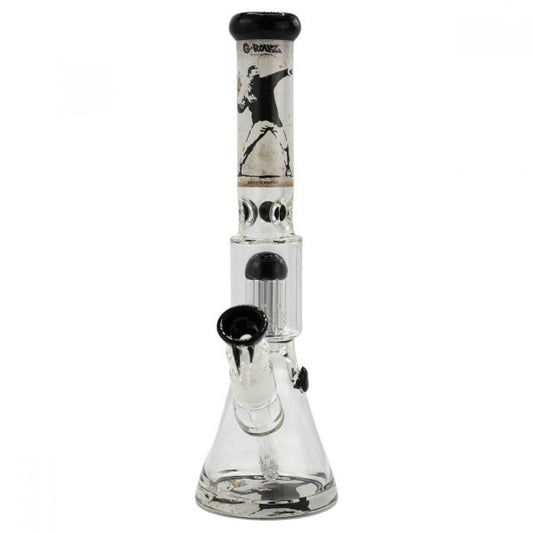 14" G-Rollz Banksy's 8 Arm Percolator Beaker