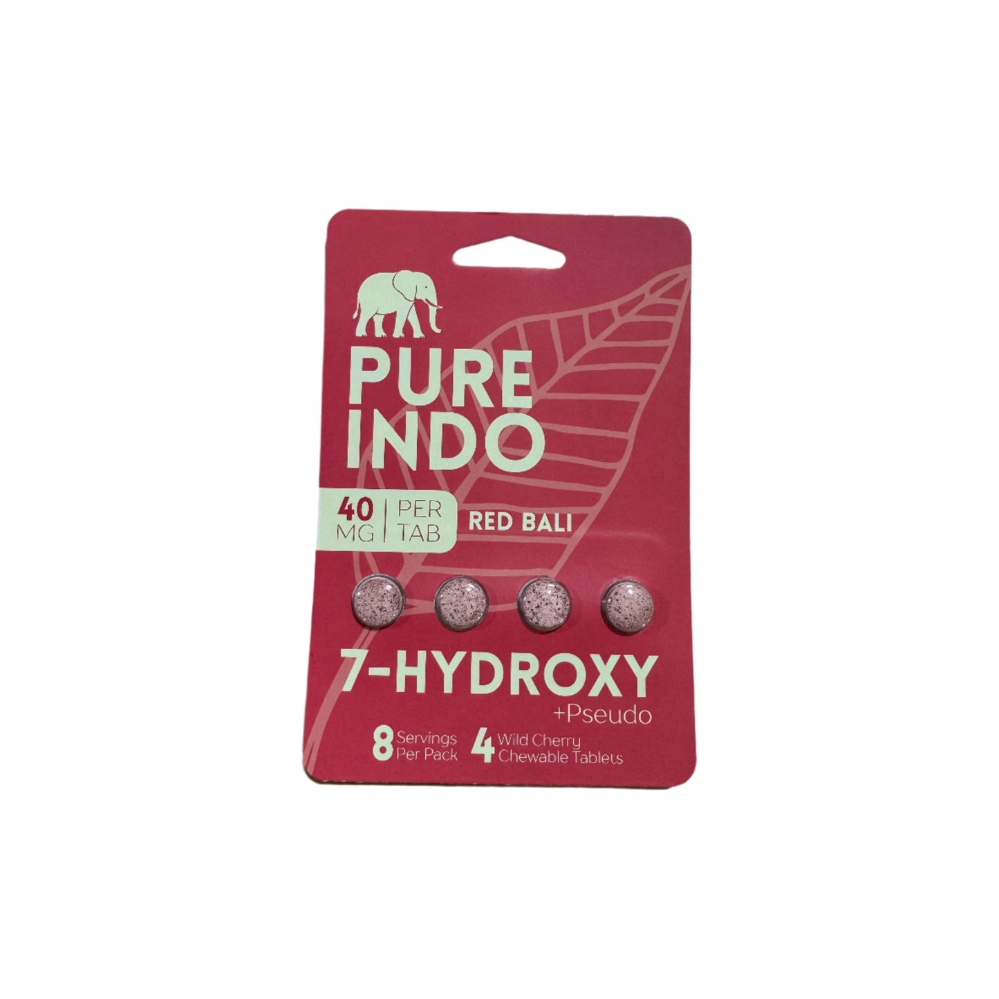 Pure Indo - 40mg Pseudo + 7-OH Tabs - 4pk - 10ct +