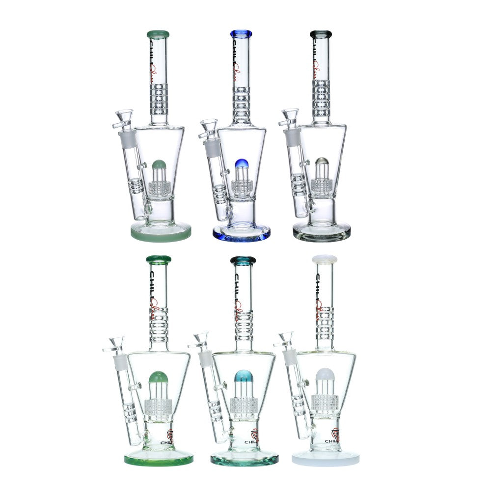 14" Chill Glass Matrix Perc Water Pipe