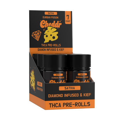 Cheddr .5g Diamond Infused & Kief Pre-Rolls | 7pk - 6ct