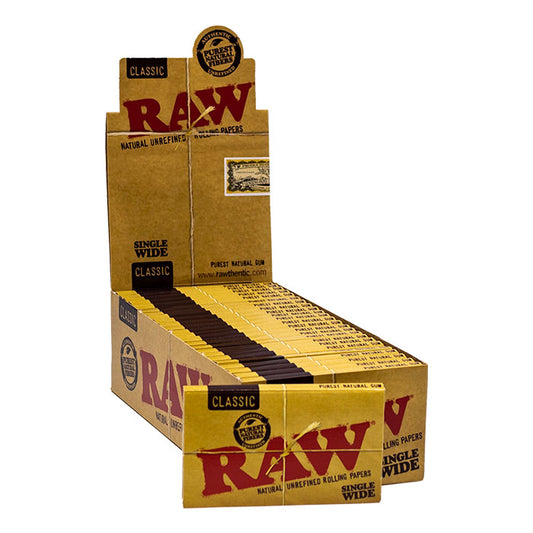 Raw - Classic Papers - Single Wide - 25ct