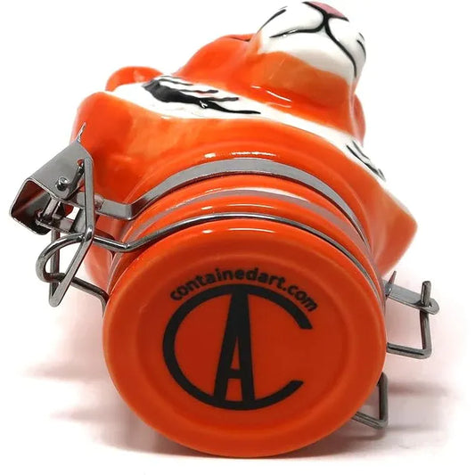 Contained Art Porcelain Stash Jar - 100ml - Tiger