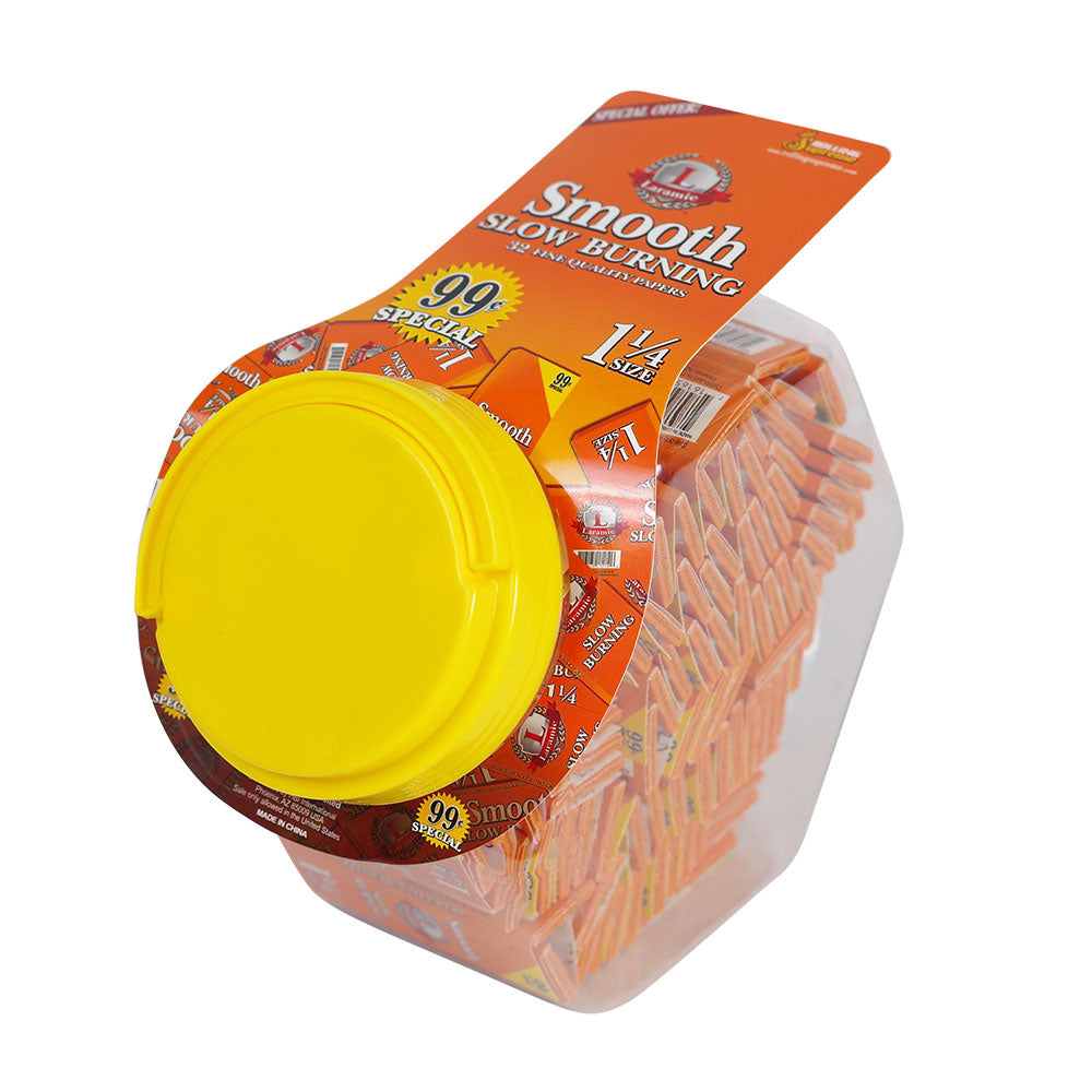 Laramie $0.99 Papers - 1 1/4 Size Orange - 100ct