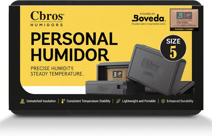Cigar Bros - Personal Humidor - 5ct