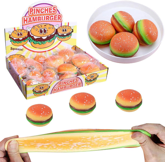 Squish Toy - 12ct - Burger