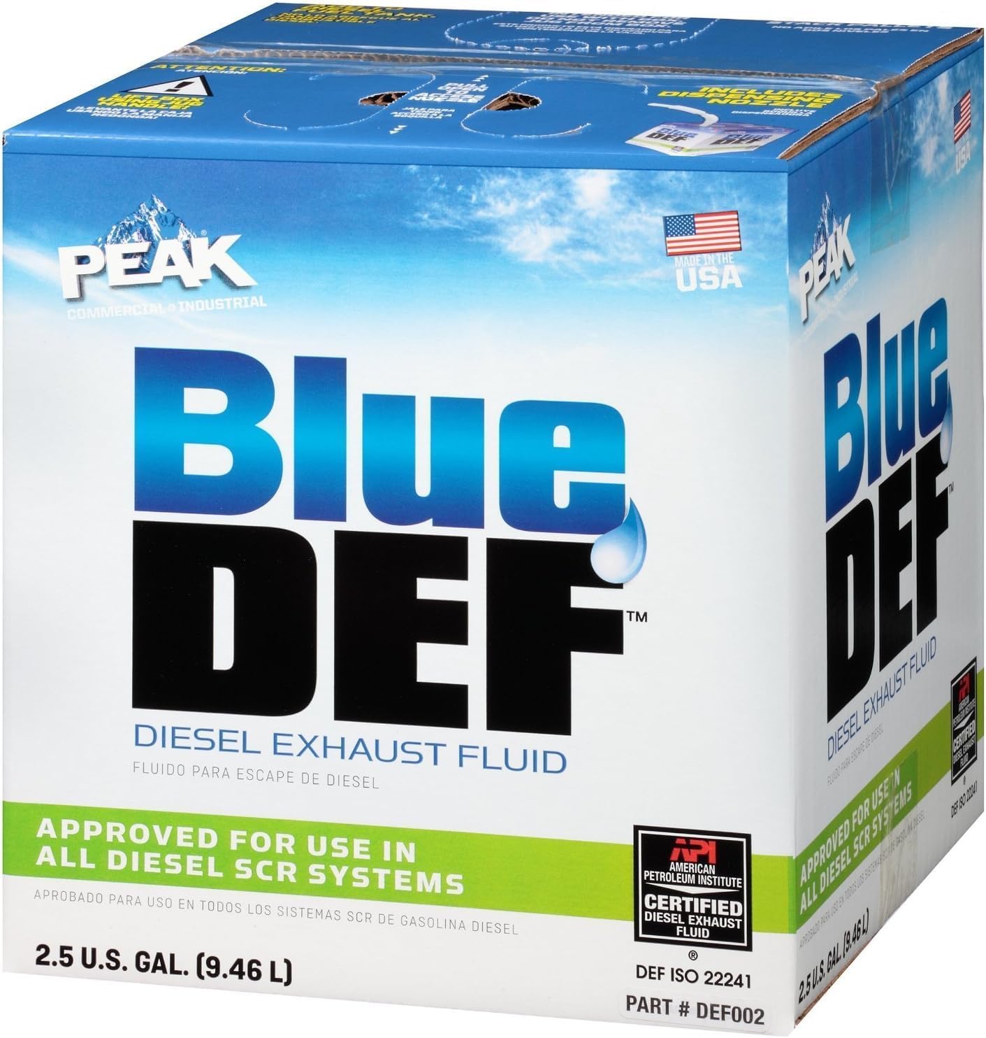 Peak - Blue Def - Diesel Exhaust Fluid - 2.5gal