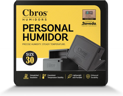 Cigar Bros - Personal Humidor - 30ct