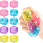 Squish Toy - 12ct - Dumpling Glitter Ice Cube