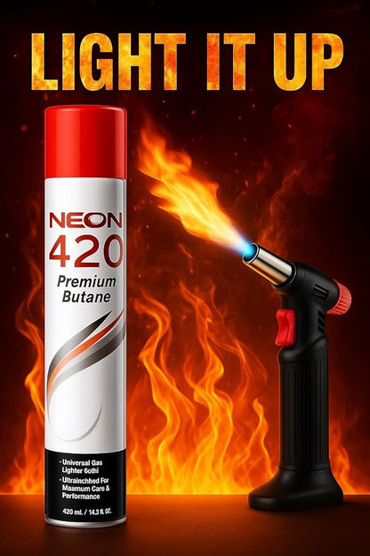Neon 420 Premium Butane - 420ml - 12ct