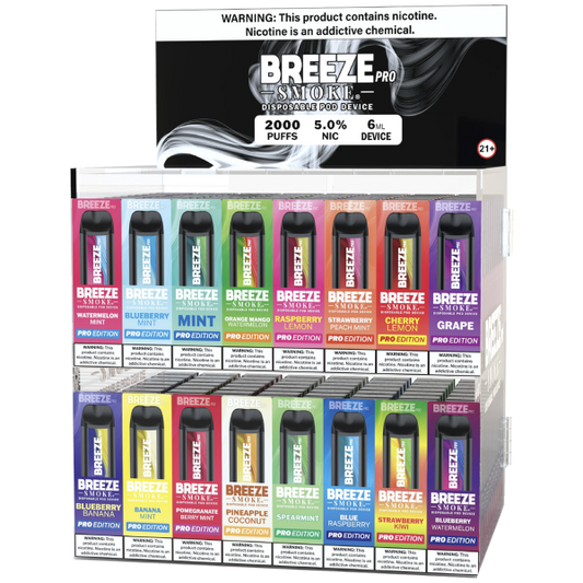 Breeze Pro 2k Display - Acrylic - 5mL - 160ct