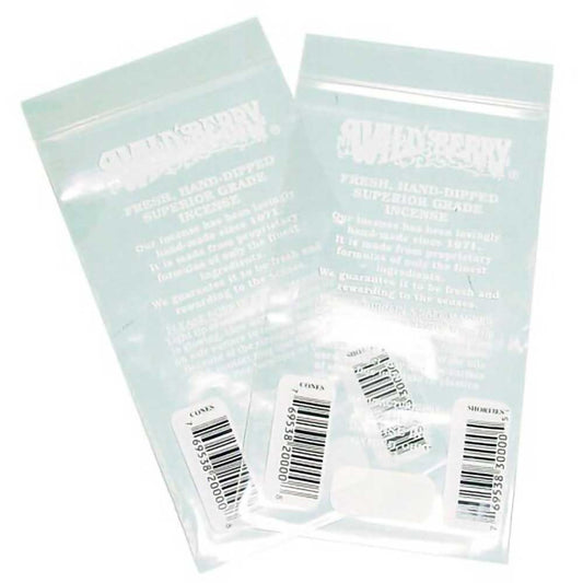 Wild Berry Incense Backflow Cones (3x5) Ziplock Bags - 100ct