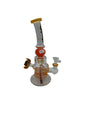 BIIGO Glass - Heady Banger Hanger Rig - By Lookah - Yellow 10"