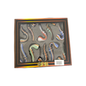 Hand Pipe - 4" Rasta Art Slime Color Sherlock - 10ct [ 4SG-105-10 ] +