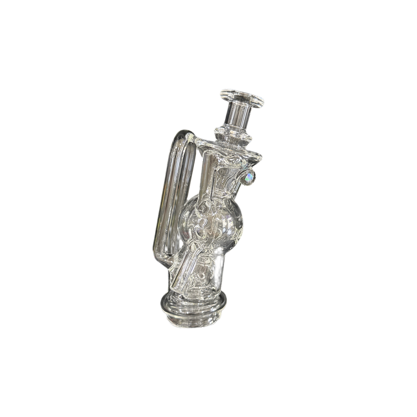 Iridescent Glass X Ion Glass - Puffco Top - Exo Ball CR [ #PT127-PUFFCOTOP-OPCL ]