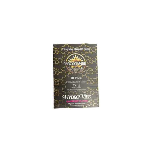 HydroVibe - 7-OH Tabs - Raspberry - 25mg - 3pk - 10ct