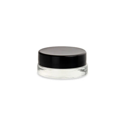 Loud Lock Thick Wall Glass Jars w/ Lid - Black - 450ct
