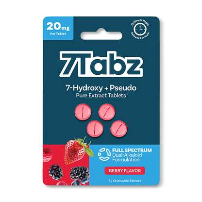 7Tabz - 20mg Pseudo + 7-OH Tabs - Berry - 4pk - 10ct