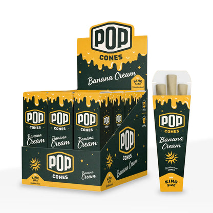 Pop - Cones - Unbleached King Size - 3pk - 24ct