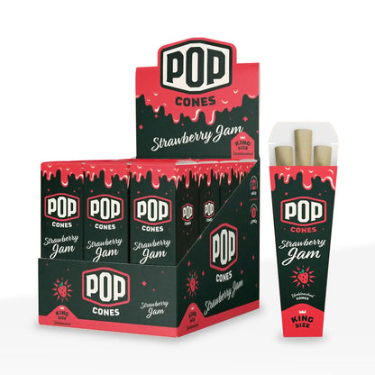 Pop - Cones - Unbleached King Size - 3pk - 24ct