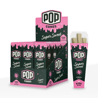 Pop - Cones - Unbleached King Size - 3pk - 24ct