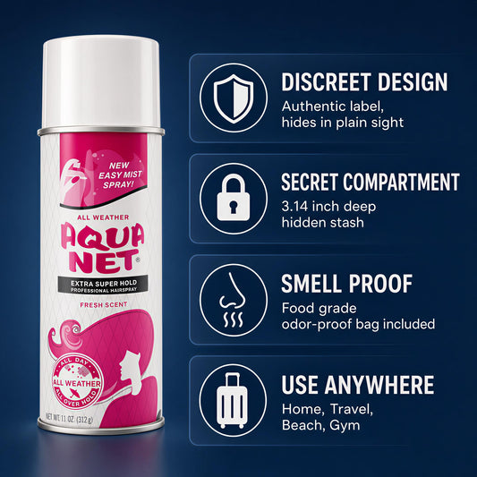 Stash Container - Unscented Aqua Net Hairspray