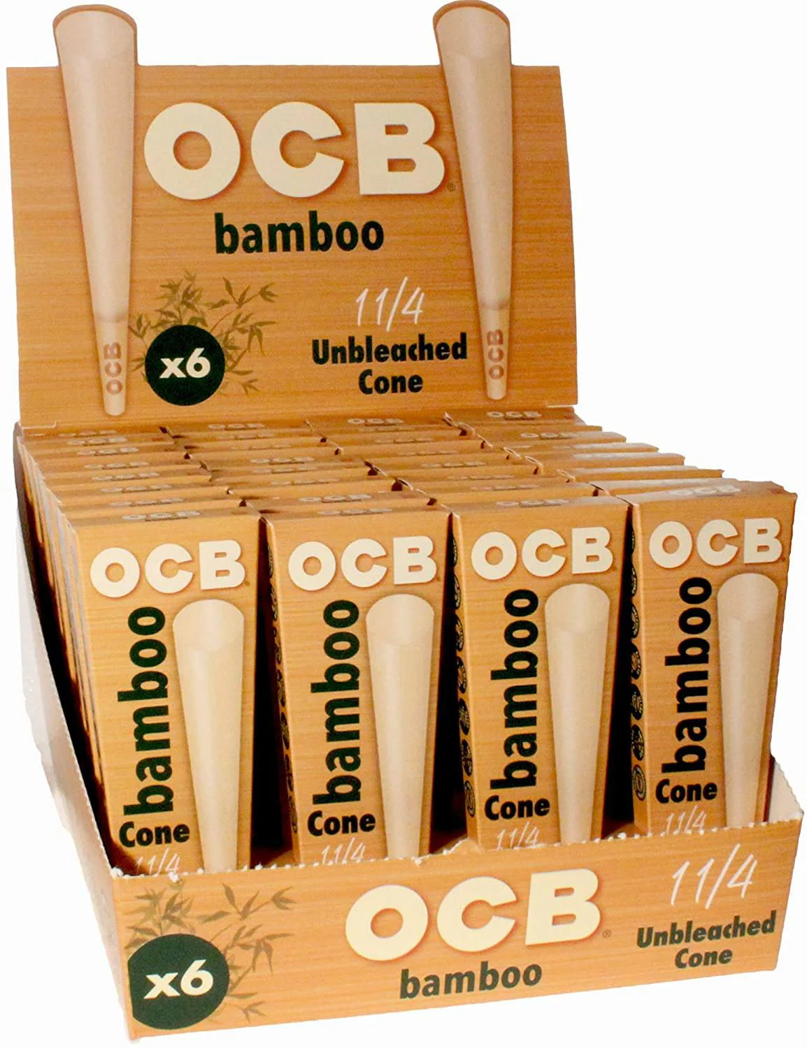 OCB - Cones - Bamboo - 1 1/4