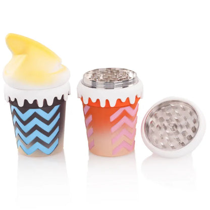 Grinders - 5pc 73mm Large Ice Cream Cone Design - 6ct [ #2 ]