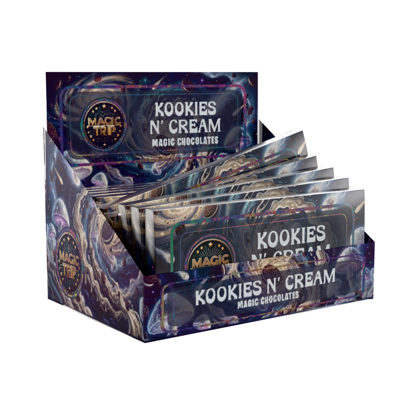 Magic Trip Mushroom Chocolate Bars - 10ct