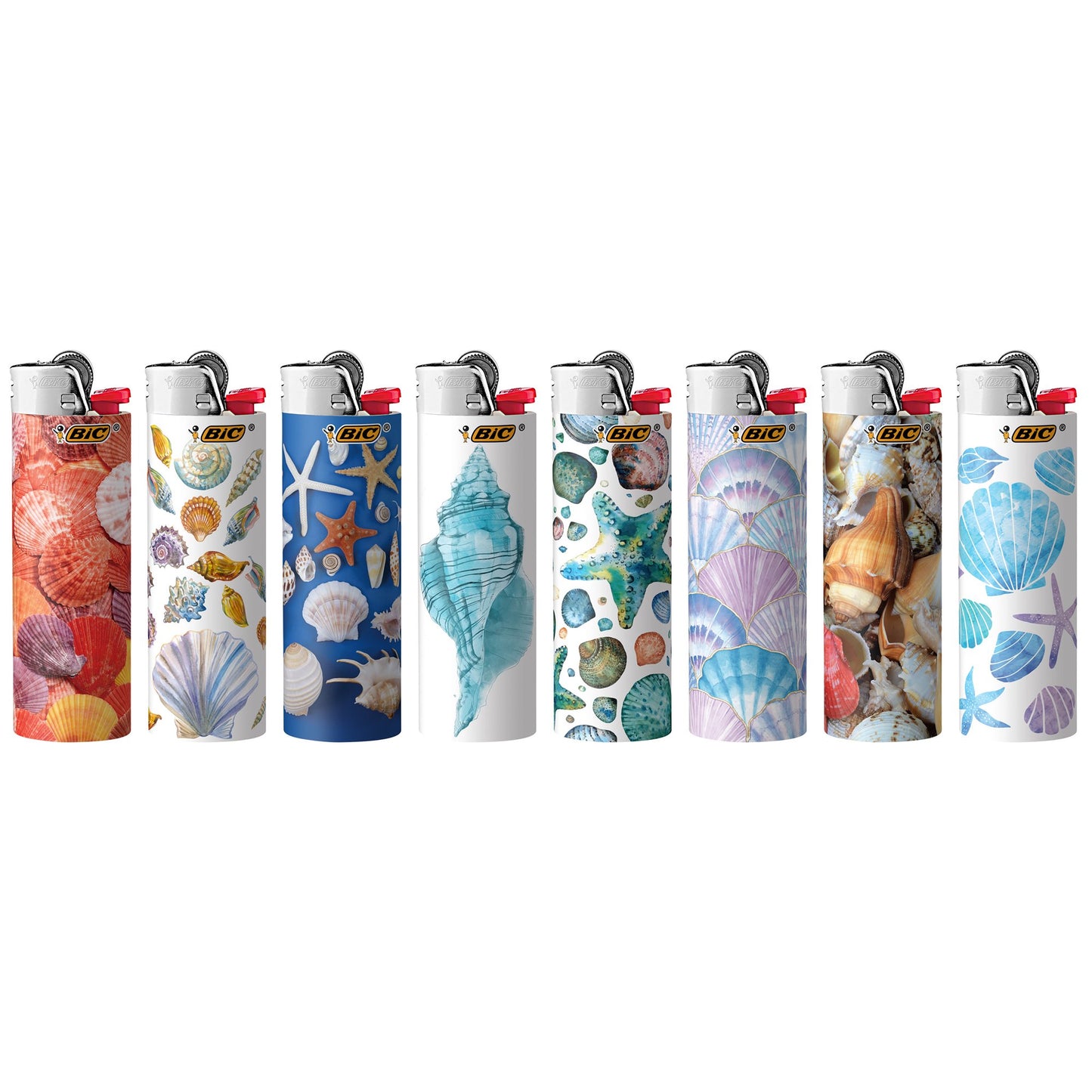 Bic Lighters - Sea Shells - 50ct