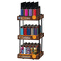 Bic 3-Tier Wooden Lighter Display - 90ct