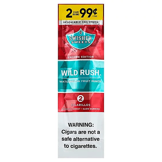 Swisher Cigarillos Wild Rush (2/$0.99) - 2pk - 30ct