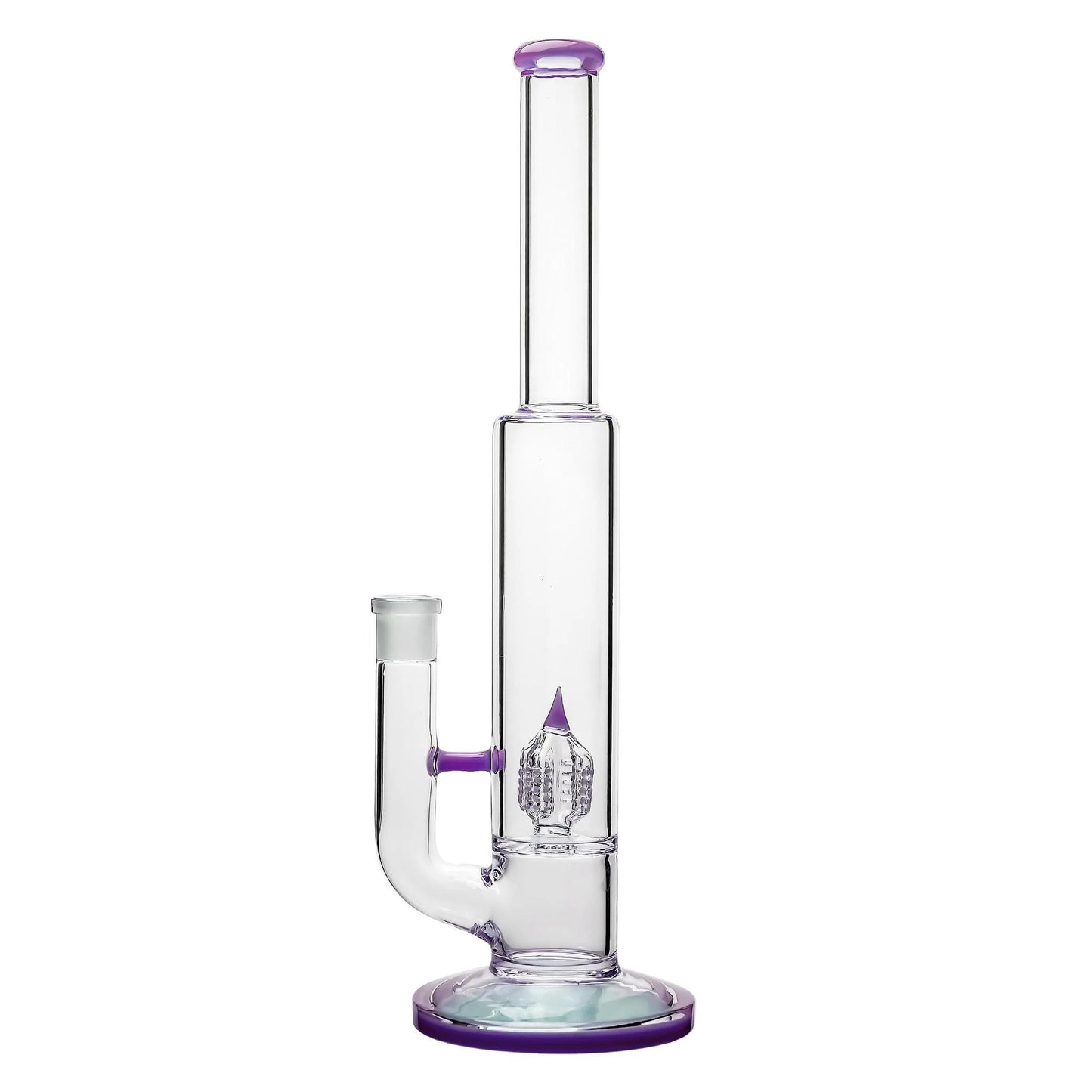 WP - 16" Straight Glass Tube w/ Cactus Perc