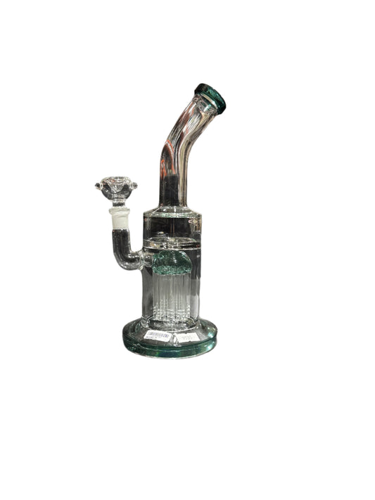 DecaLimb - Water Pipe - Tree Perc - Teal 10"