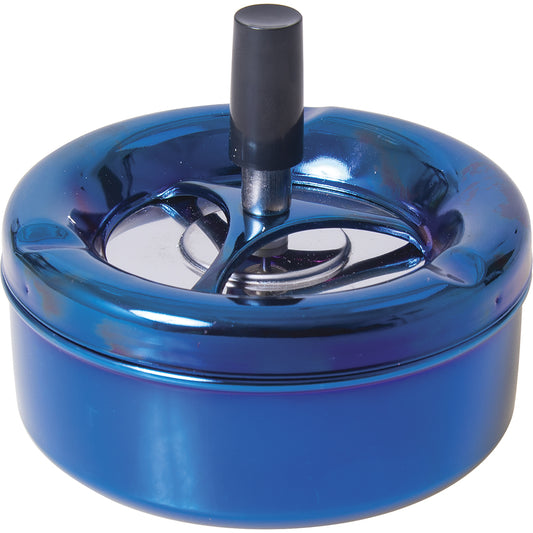 Ashtray - Anodized Spinning Ashtray - Icy Blue [ A196 ] +