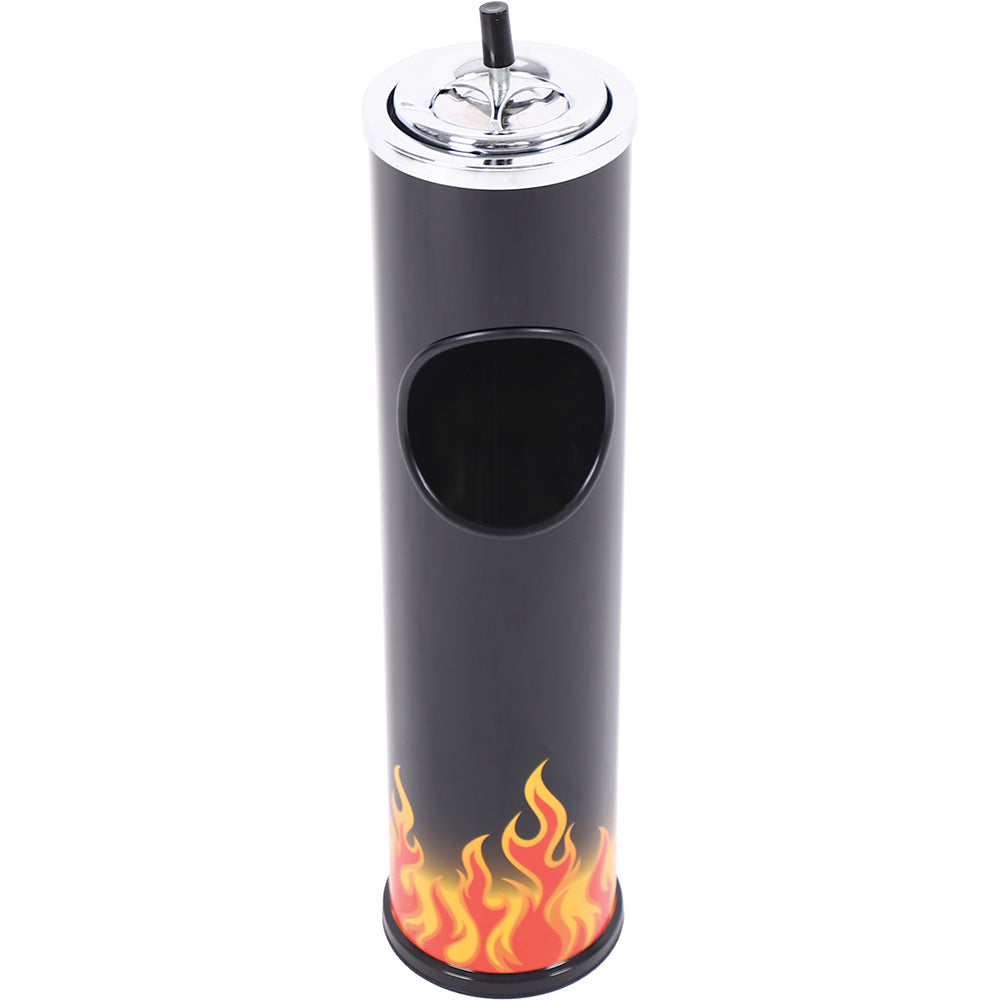 Fujima - Ashtray - Tin Hotrod Flames XL
